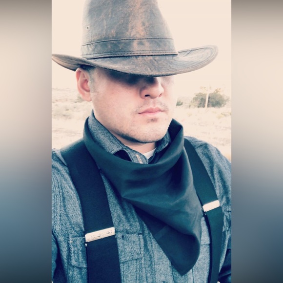 ✨Weathered Outback Outdoorsmen Shapeable Western Hat with Chin Cord, Brown ✨ - Picture 12 of 15